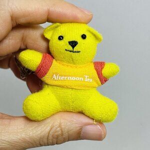Afternoon Tea Teddy Bear Mini Plush 2” Keyring Ring Chain Hang Doll Small Charm
